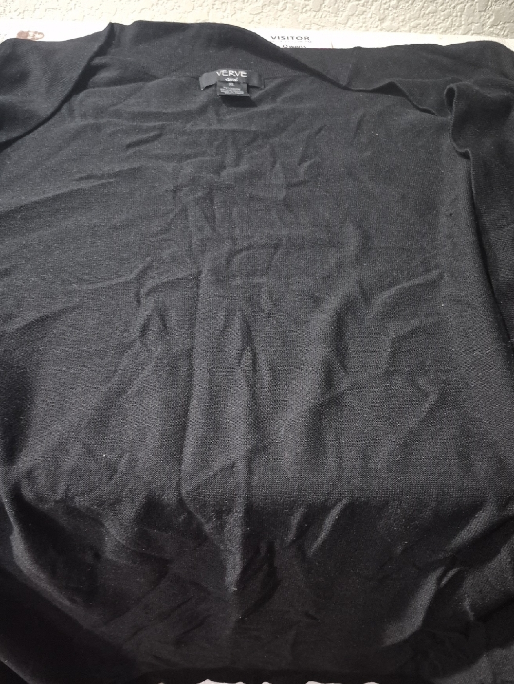 VERVE ami Black Knit Top with Tag